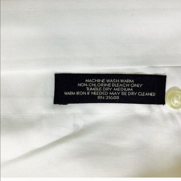 Jos. A Bank white button down shirt | Sz 17 - 34 - Picture 3 of 5